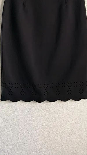 Amanda + Chelsea Black Pencil Skirt Size 6 thumbnail 6