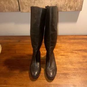 Donald J Pliner‎ Leather Riding Boots Brown Size 8.5 thumbnail 3