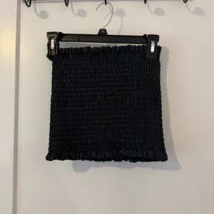 NWT Faux Leather Smocked Tube Top thumbnail 4