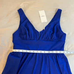 Ever-Pretty Women's Royal floor Length High Stretch Side Slit Pleated Size‎ L thumbnail 5
