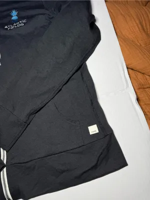 Vuori Performance Black Zip-Up Hoodie thumbnail 3
