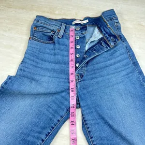 Levis Ribcage Straight Ankle Jeans Womens 27 Blue High Rise Denim A36 thumbnail 13