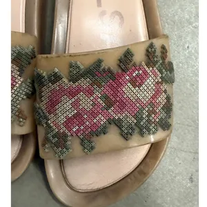 Melissa Pink Women's Beach Pixel Floral Pool Slide‎ Sandals Size US 7 thumbnail 6