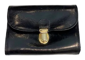 Vintage Exclusively for Black Genuine Leather Fold-open Wallet thumbnail 1