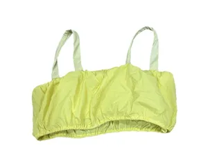 Daily Drills Yellow Nylon Bubble Set Shirt And Bra Small Medium thumbnail 7