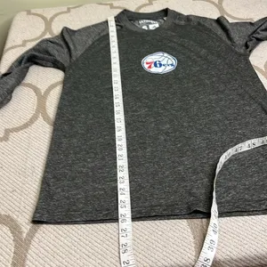 Adidas Ultimate Tee Philadelphia Basketball 76ers long sleeve climalite shirt thumbnail 7