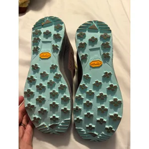 Vasque Satoru Trail LT Low‎ Hiking Shoes Brown Yellow Vibram Gorpcore Womens 7.5 thumbnail 6