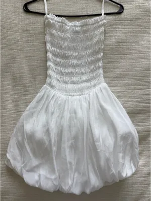 Princess Polly White Bubble Dress  thumbnail 2