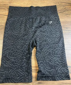 Gymshark Adapt Camo Seamless Scrunch Biker Shorts Black Gray XL thumbnail 1