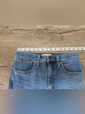 Madewell Cali Demi-Boot Jeans in Dorrance Wash: TENCEL™ Denim Edition size‎ 26 thumbnail 7
