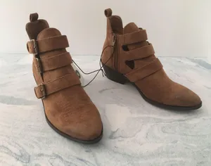 Ankle Boots, Size 8 Brown thumbnail 4