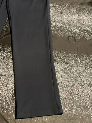 Womens small Maison d'Amélie black elastic drawstring trousers/joggers-navy blue thumbnail 5