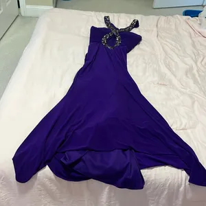 NWT Sherri Hill Keyhole Purple Prom Dress thumbnail 4