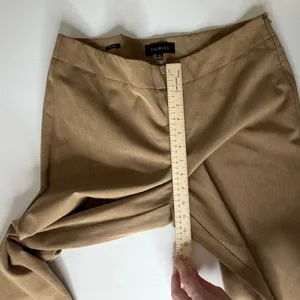 Talbots Heritage Pants Size 10L Brown Trousers‎ Straight Leg Office Career Work thumbnail 9
