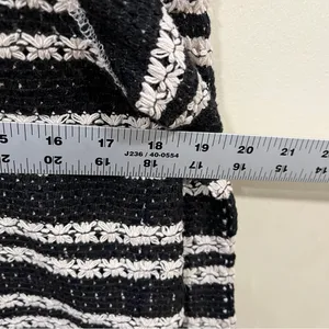 NWT Free People black and white striped knit blaze / jacket knit size small thumbnail 6