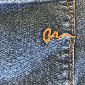 American Rag straight leg blue jeans size 15 thumbnail 6
