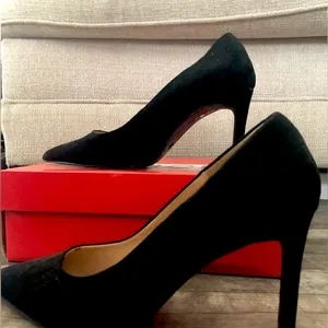 New Rouge helium black suede texture NWT thumbnail 2