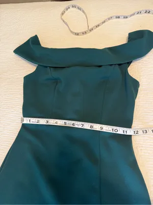 Lulus green formal gown dress XS thumbnail 9