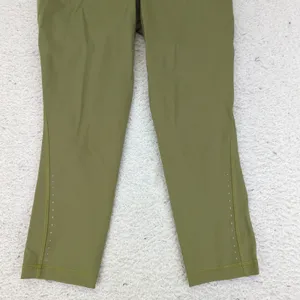Lululemon Swift‎ High Rise Crop 21" Green Yoga Workout Leggings Women's 6 W6CBKS thumbnail 4