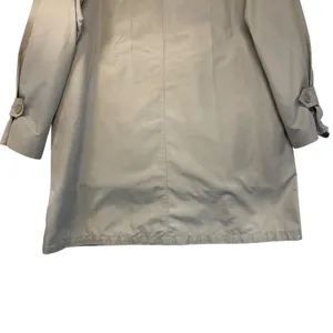 London Fog Women‎ Beige Trench Coat Barncoat Vintage Retro Cozycore Size 14 thumbnail 9
