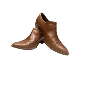 Bernardo Women’s Cognac Brown Ankle Bootie Slip On Pointed Toe Size 7.5‎ Cottage thumbnail 2