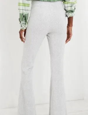 Aerie Flare Groove On Ribbed Pants Velour thumbnail 4