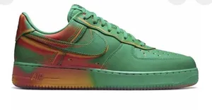 Size 9.5 - Nike Air Force 1 '07 Low Stadium Green Crimson thumbnail 1