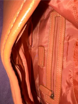 Shoulder Bag in Peach - Classic Women’s Handbag thumbnail 4