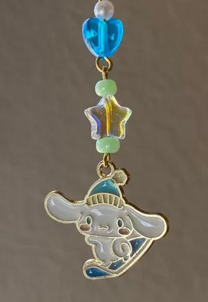 Handmade winter sports snowboard Kawaii fairy phone charm/strap,keychain,bag accessory/car decor⭐️ thumbnail 3