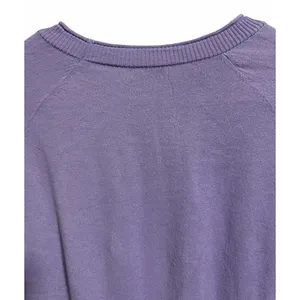 Smartwool Edgewood Colorblock‎ Crew Sweater Ultra Violet Women's Size Small thumbnail 4