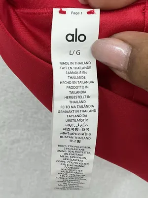 ALO Yoga Red Wireless Seamless Bra thumbnail 7