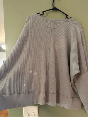 We The Free Waffle Knit V-Neck Pullover thumbnail 4