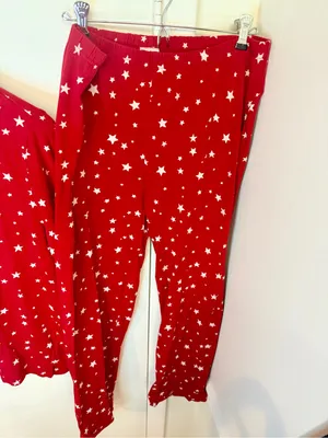 red star Pottery Barn Kids adult/women’s size M pajama set thumbnail 5