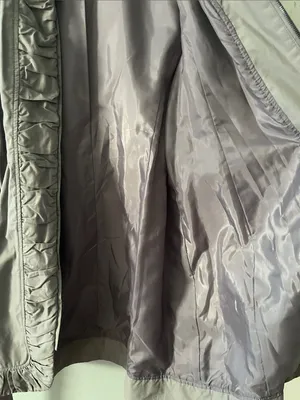 INC International Concepts Taupe Ruffle-Front Trench Coat with Hood thumbnail 12