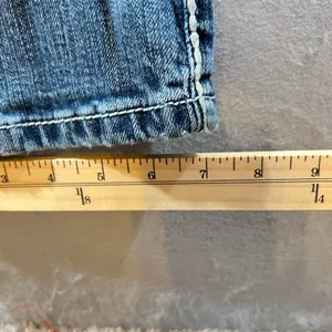 1082‎ | Wrangler Q-Baby Western Bootcut Cowgirl Riding Jeans Blue Womens 1 x 34 thumbnail 6