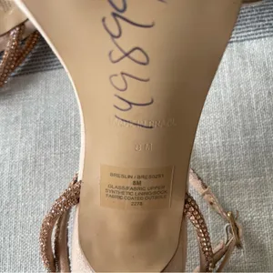 Steve Madden Breslin Blush Heels Rhinestones Size 8 Rose Gold thumbnail 6