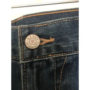 Old Navy Women's Blue Mini Jean Skirt Zip & Button Pockets Size 6 thumbnail 6
