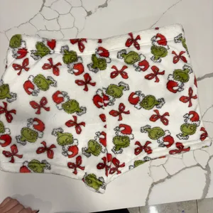 The Grinch Pajama Shorts with bows Green Size L thumbnail 3
