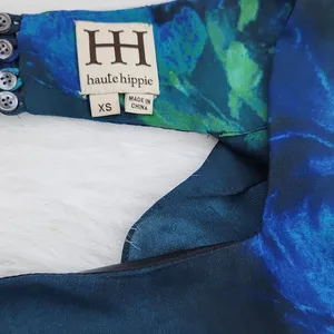 Haute Hippie 46G Sleeveless Silk Cowl Open‎ Draped Back Cocktail Dress XS thumbnail 4