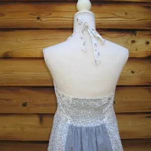 La Vie Rebecca Taylor Floral Halter Cotton Dress thumbnail 9