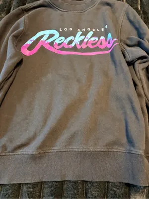 Young & Reckless Los Angeles Black Graphic Sweatshirt thumbnail 3