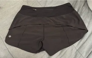Black Lululemon Speed Up 4” thumbnail 2