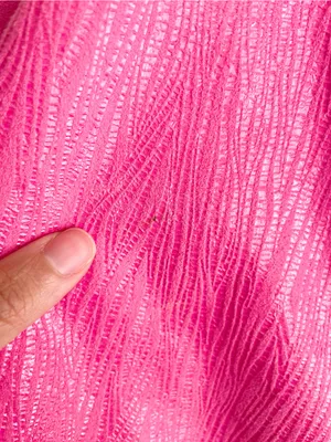 Carlos Falci Fatto a Mano Pink Zebra Print Embossed Tote Bag thumbnail 5