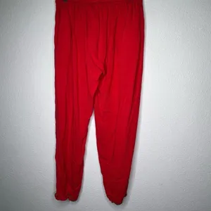 Drawstring Red Christmas Pajama Pants‎ Red Size M thumbnail 4