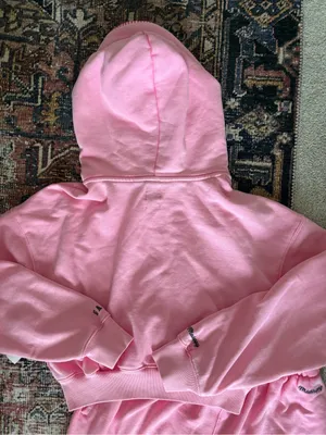 Madhappy x Gap Pink Cropped Zip Hoodie & Jogger Set - Women thumbnail 7