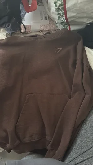 Gymshark brown hoodie thumbnail 1