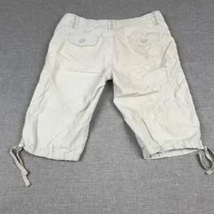 Columbia Capri Pants Womens 6 Beige Nylon Cargo Drawstring Hiking Travel Outdoor thumbnail 9