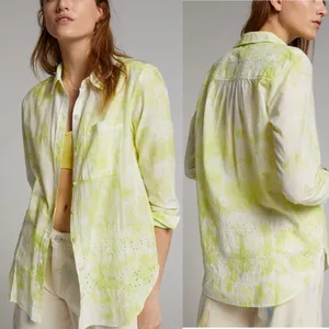 Anthropologie Pilcro The Cate‎ Classic Buttondown Collar Long Sleeve Shirt M thumbnail 2