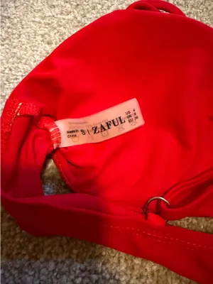 Zaful Red Strappy Bikini Set thumbnail 6