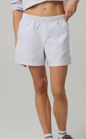 Aerie plus size XXL 2X new cotton short blue summer casual offline beach thumbnail 1